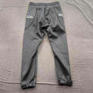ASRV Pants Mens Small‎ Black Technical Sportswear Joggers Reflective Pockets